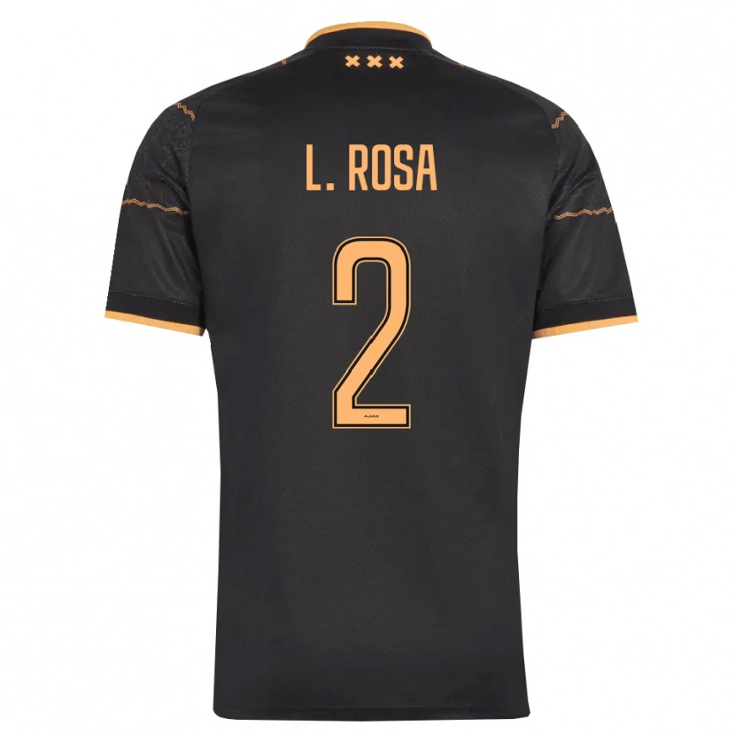 Danxen Mujer Camiseta Lucas Rosa #2 Negro Naranja 2ª Equipación 2026/27 La Camisa México