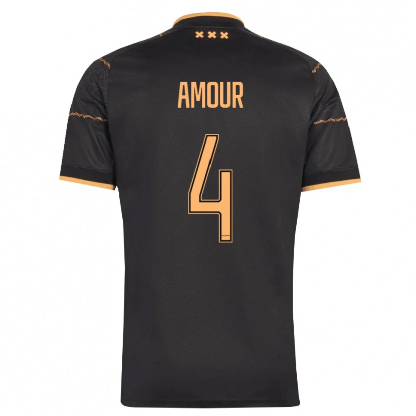 Danxen Mujer Camiseta Jahyendrow Amour #4 Negro Naranja 2ª Equipación 2026/27 La Camisa México