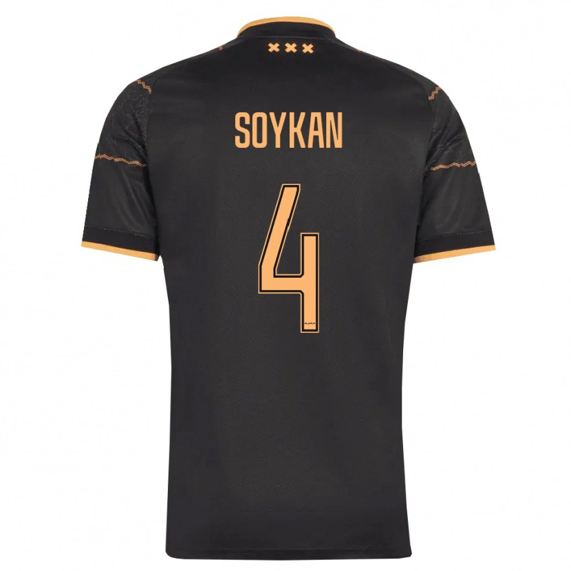 Danxen Mujer Camiseta Aykan Soykan #4 Negro Naranja 2ª Equipación 2026/27 La Camisa México