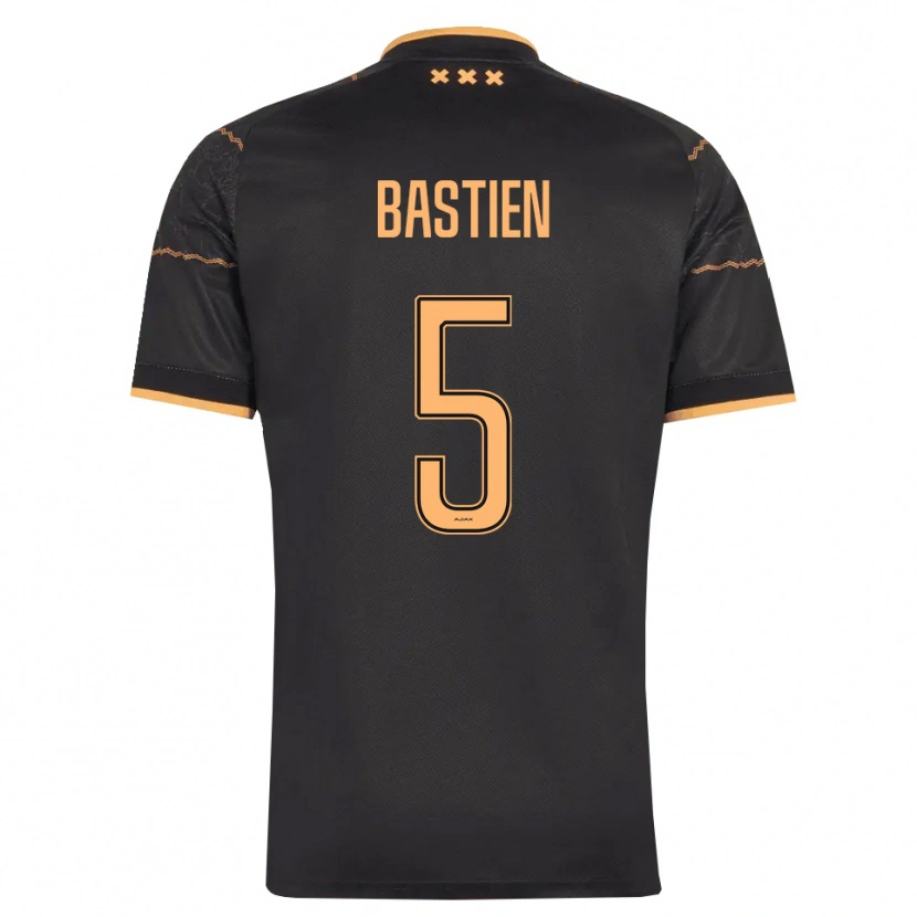 Danxen Mujer Camiseta Joshua Bastien #5 Negro Naranja 2ª Equipación 2026/27 La Camisa México
