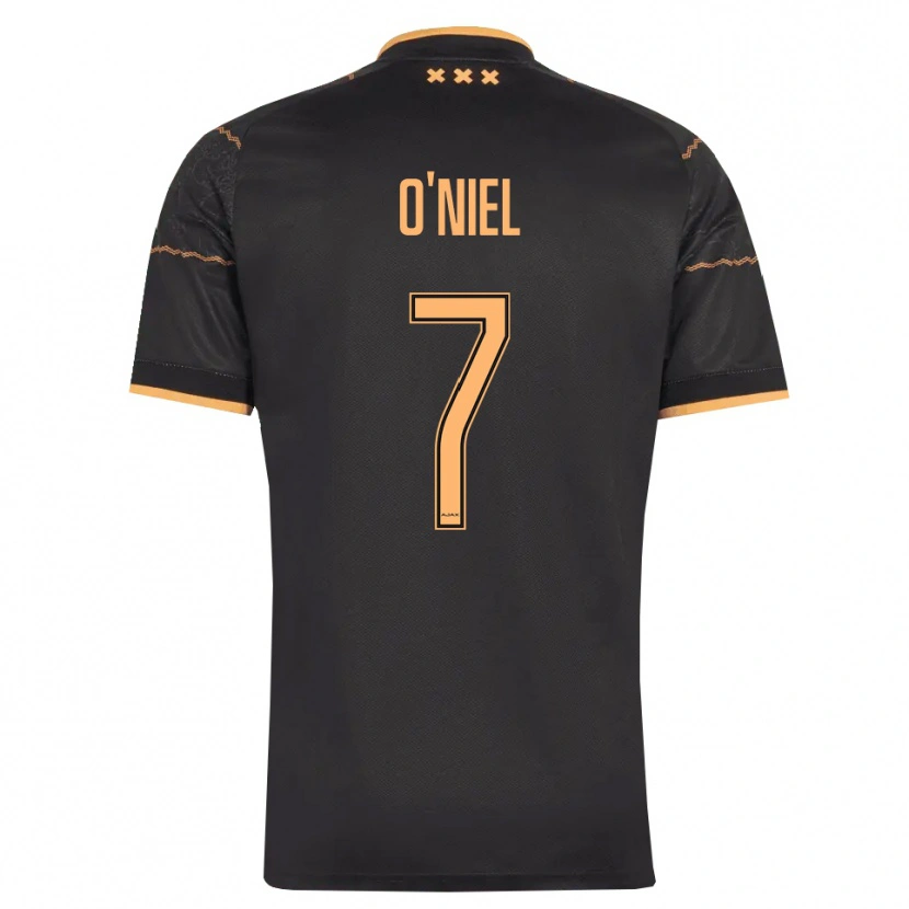 Danxen Mujer Camiseta Don O'niel #7 Negro Naranja 2ª Equipación 2026/27 La Camisa México