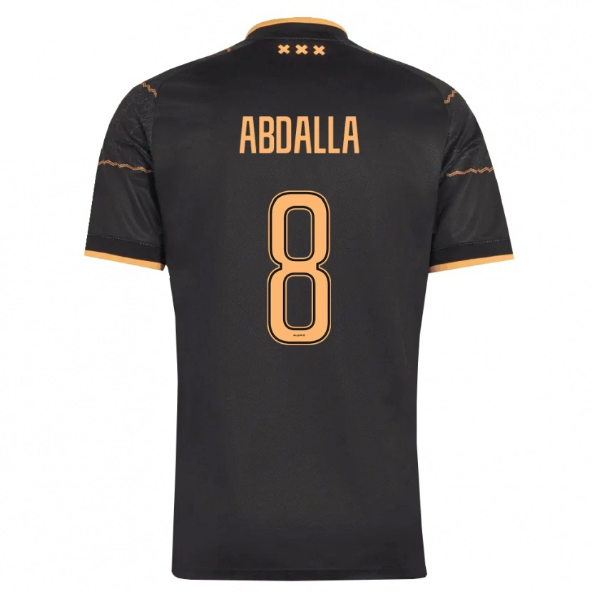 Danxen Mujer Camiseta Mohamed Abdalla #8 Negro Naranja 2ª Equipación 2026/27 La Camisa México