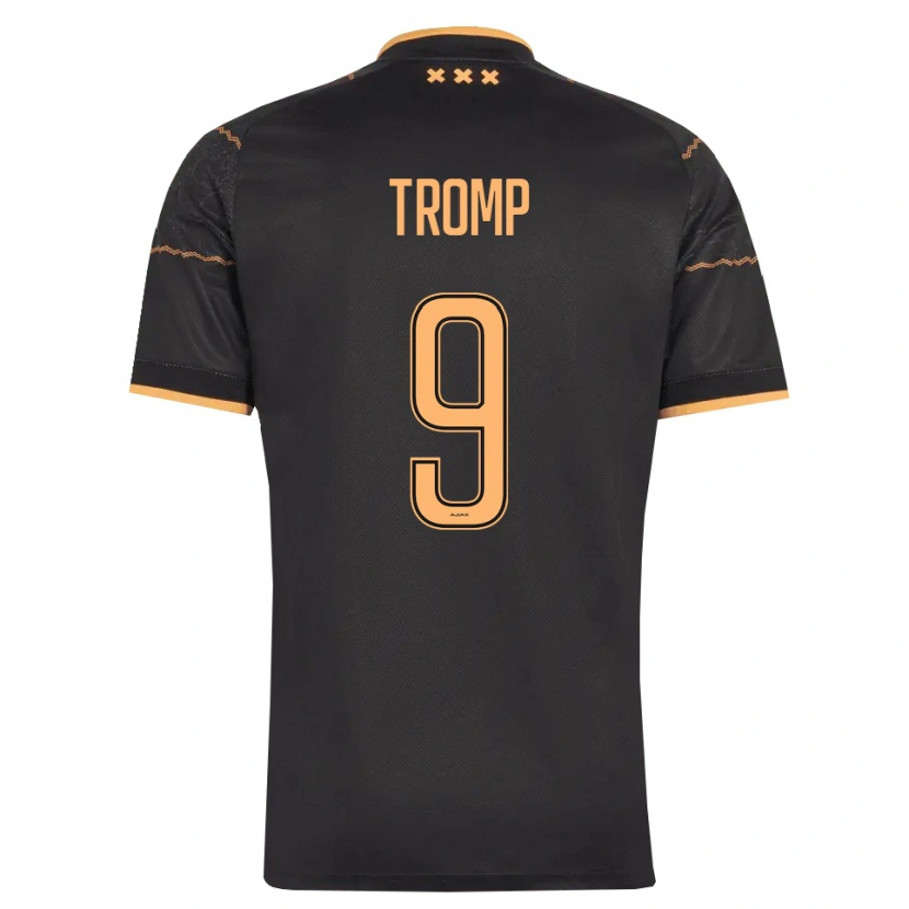 Danxen Mujer Camiseta Nikita Tromp #9 Negro Naranja 2ª Equipación 2026/27 La Camisa México