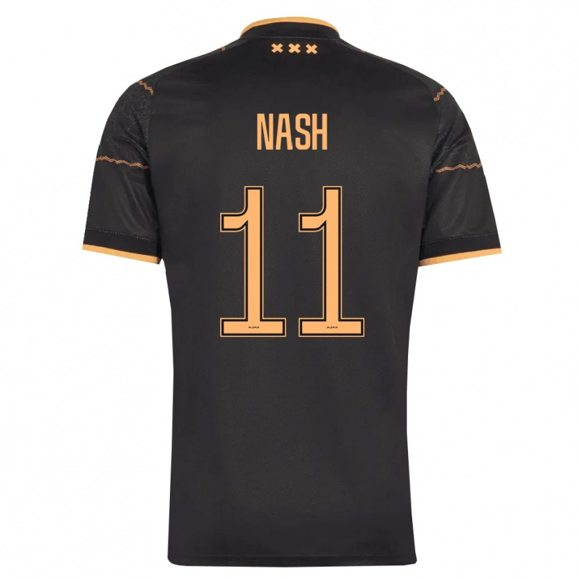 Danxen Mujer Camiseta Pharell Nash #11 Negro Naranja 2ª Equipación 2026/27 La Camisa México