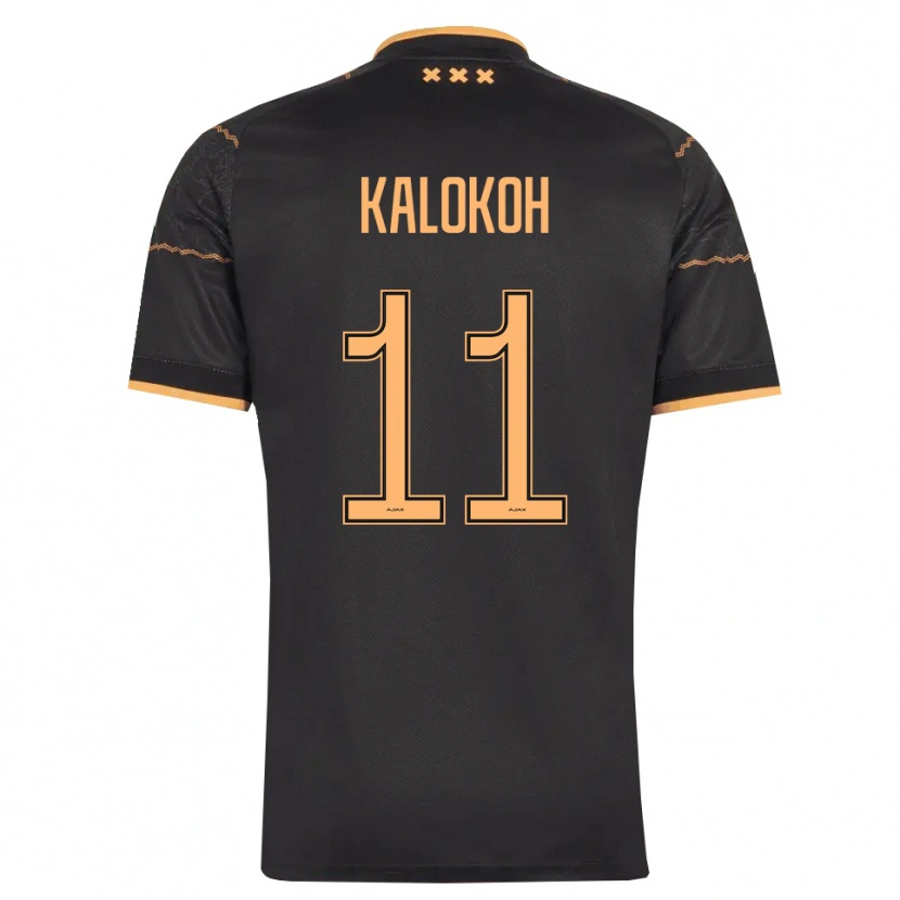 Danxen Mujer Camiseta David Kalokoh #11 Negro Naranja 2ª Equipación 2026/27 La Camisa México