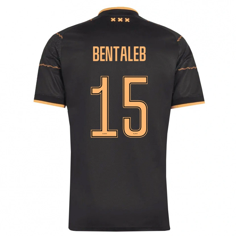 Danxen Mujer Camiseta Marouane Bentaleb #15 Negro Naranja 2ª Equipación 2026/27 La Camisa México