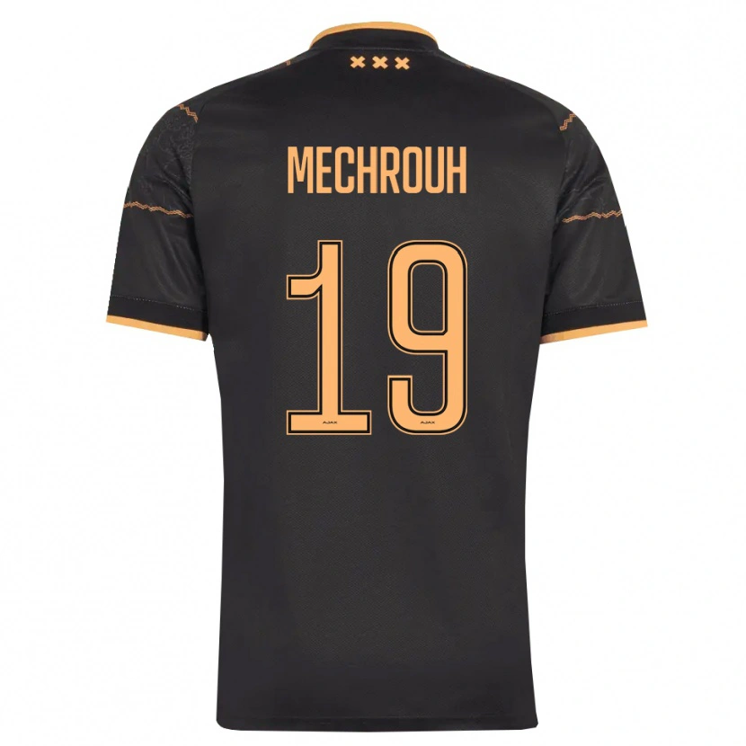 Danxen Mujer Camiseta Elias Mechrouh #19 Negro Naranja 2ª Equipación 2026/27 La Camisa México