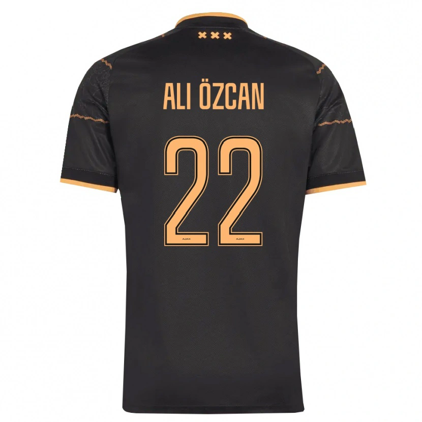 Danxen Mujer Camiseta Akın Ali Özcan #22 Negro Naranja 2ª Equipación 2026/27 La Camisa México