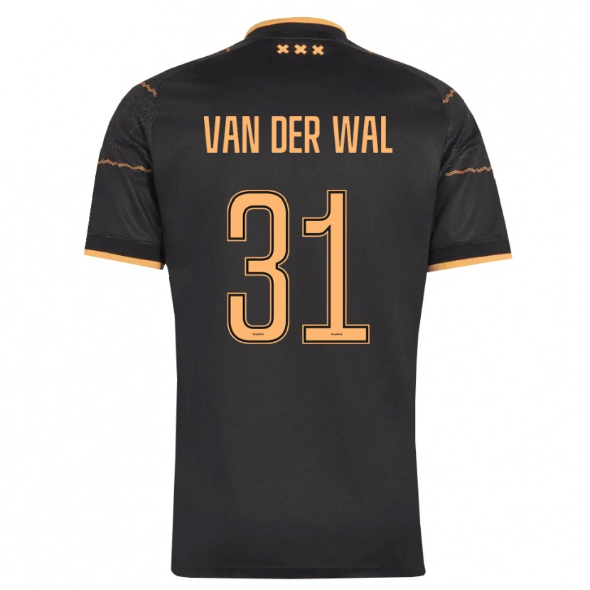 Danxen Mujer Camiseta Dionne Van Der Wal #31 Negro Naranja 2ª Equipación 2026/27 La Camisa México