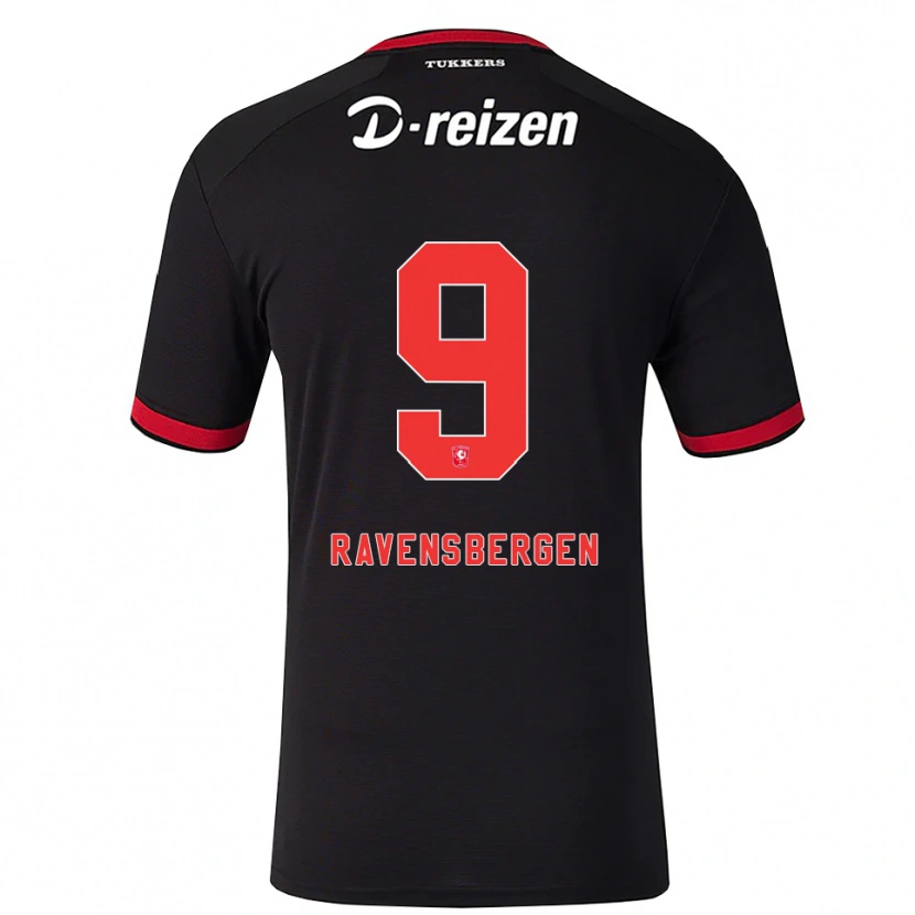 Danxen Mujer Camiseta Jaimy Ravensbergen #9 Rojo Blanco Negro 2ª Equipación 2026/27 La Camisa México