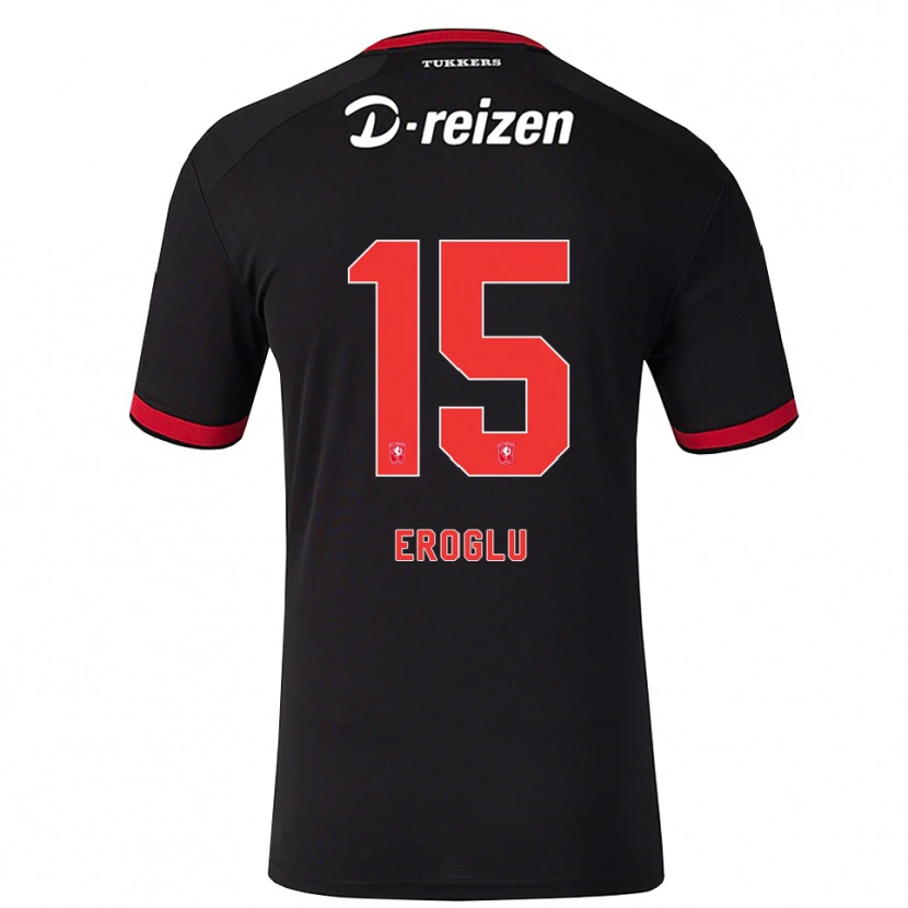 Danxen Mujer Camiseta Cem Eroglu #15 Rojo Blanco Negro 2ª Equipación 2026/27 La Camisa México