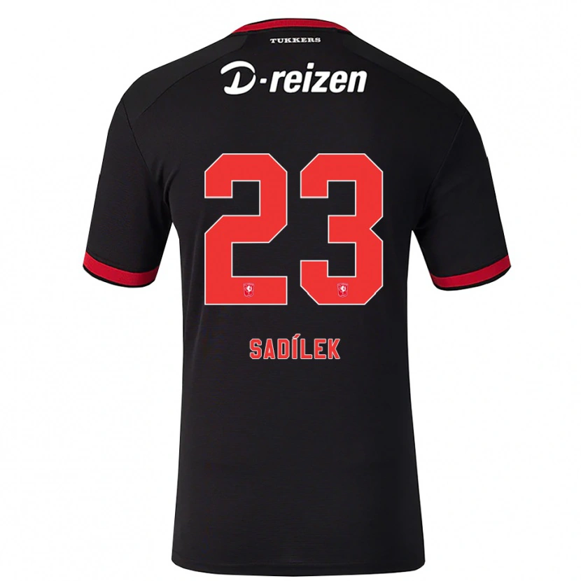 Danxen Mujer Camiseta Michal Sadilek #23 Rojo Blanco Negro 2ª Equipación 2026/27 La Camisa México