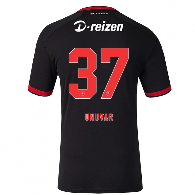 Danxen Mujer Camiseta Naci Ünüvar #37 Rojo Blanco Negro 2ª Equipación 2026/27 La Camisa México