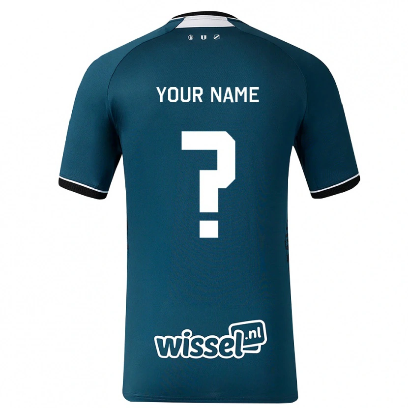 Danxen Mujer Camiseta Su Nombre #0 Grisardodarkslategray Blanco 2ª Equipación 2026/27 La Camisa México