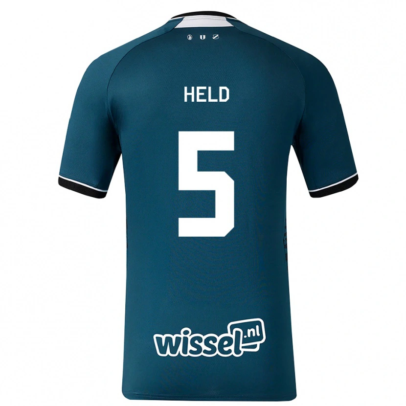 Danxen Mujer Camiseta Nazjir Held #5 Grisardodarkslategray Blanco 2ª Equipación 2026/27 La Camisa México