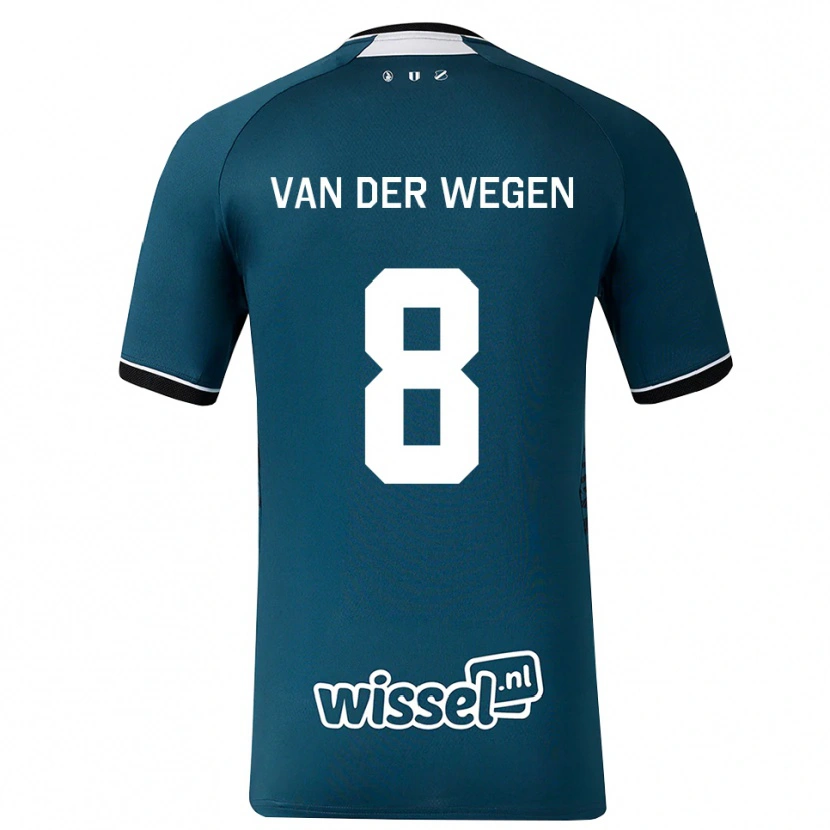 Danxen Mujer Camiseta Sil Van Der Wegen #8 Grisardodarkslategray Blanco 2ª Equipación 2026/27 La Camisa México