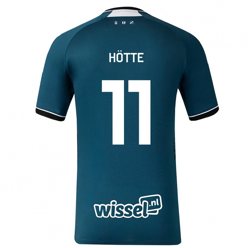Danxen Mujer Camiseta Ties Hötte #11 Grisardodarkslategray Blanco 2ª Equipación 2026/27 La Camisa México