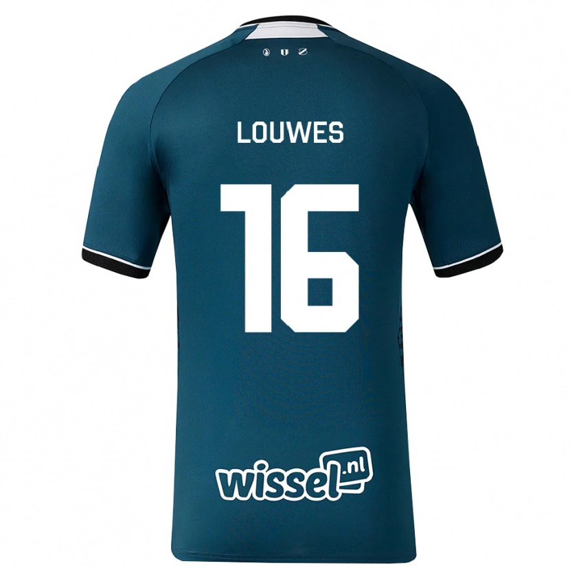 Danxen Mujer Camiseta Puck Louwes #16 Grisardodarkslategray Blanco 2ª Equipación 2026/27 La Camisa México