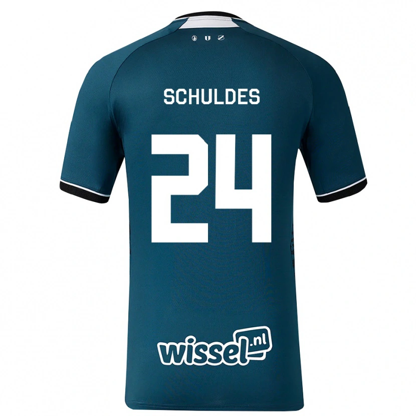 Danxen Mujer Camiseta Jamie Schuldes #24 Grisardodarkslategray Blanco 2ª Equipación 2026/27 La Camisa México