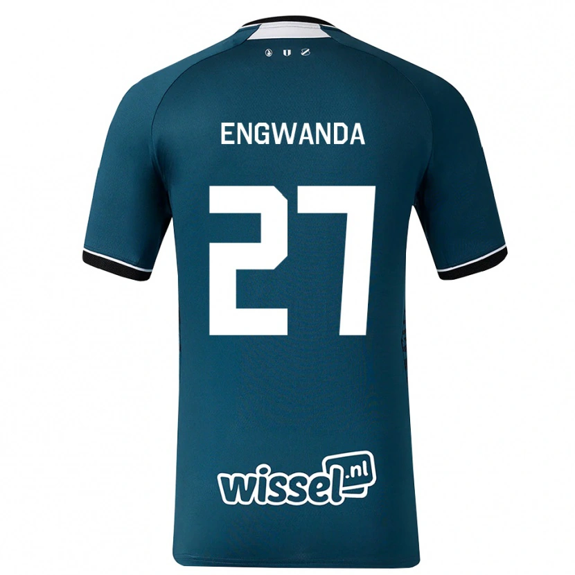 Danxen Mujer Camiseta Alonzo Engwanda #27 Grisardodarkslategray Blanco 2ª Equipación 2026/27 La Camisa México