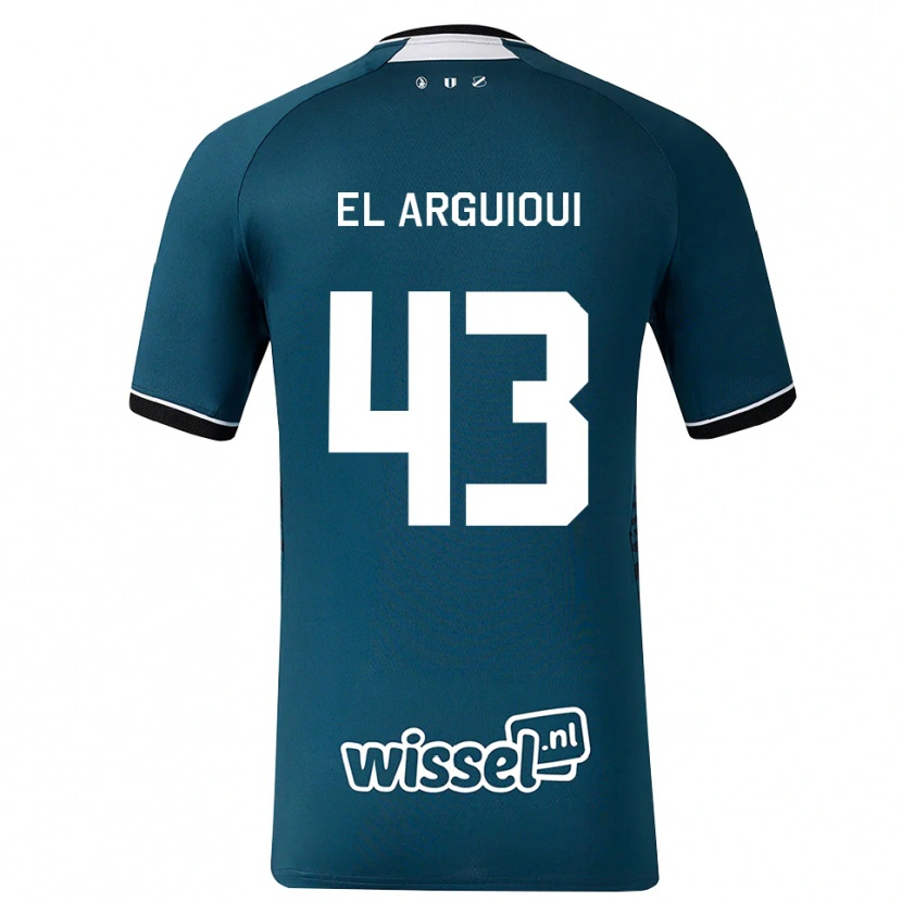 Danxen Mujer Camiseta Rafik El Arguioui #43 Grisardodarkslategray Blanco 2ª Equipación 2026/27 La Camisa México