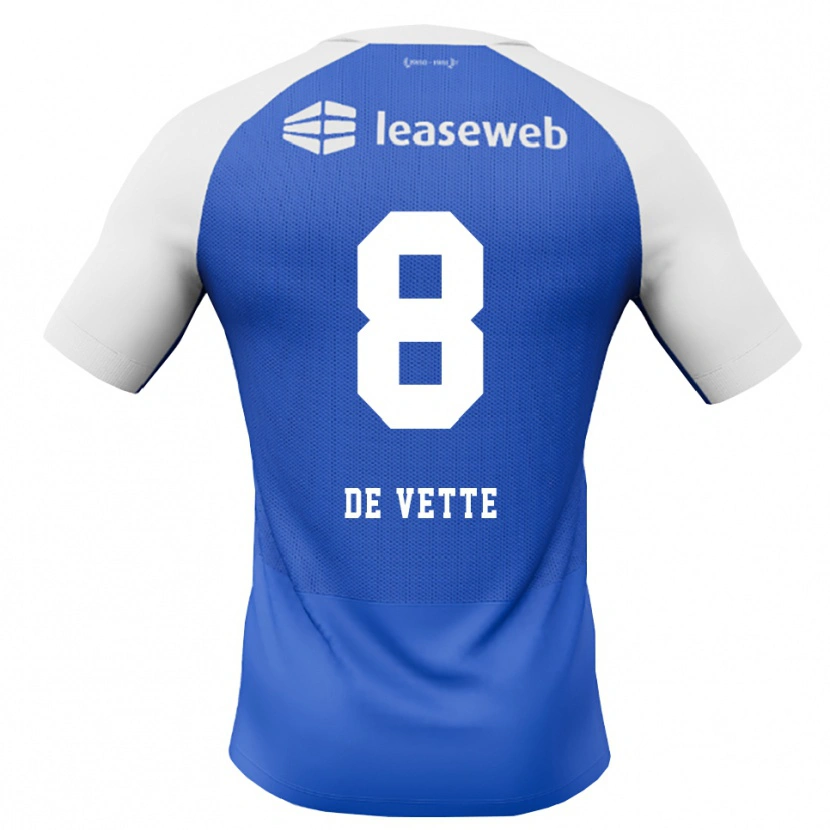 Danxen Mujer Camiseta Manique De Vette #8 Azuldodger Rojo Blanco 2ª Equipación 2026/27 La Camisa México