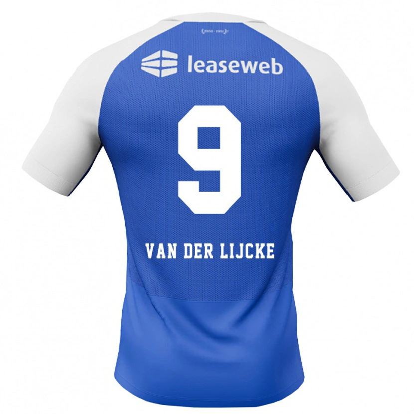 Danxen Mujer Camiseta Donny Van Der Lijcke #9 Azuldodger Rojo Blanco 2ª Equipación 2026/27 La Camisa México