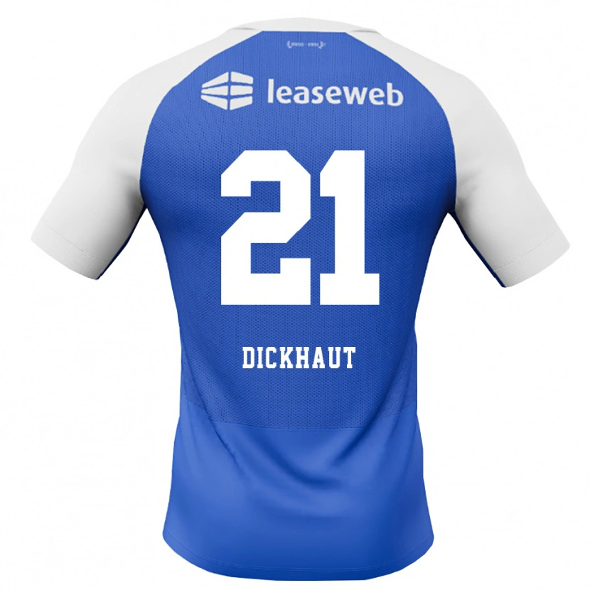 Danxen Mujer Camiseta Damian Dickhaut #21 Azuldodger Rojo Blanco 2ª Equipación 2026/27 La Camisa México