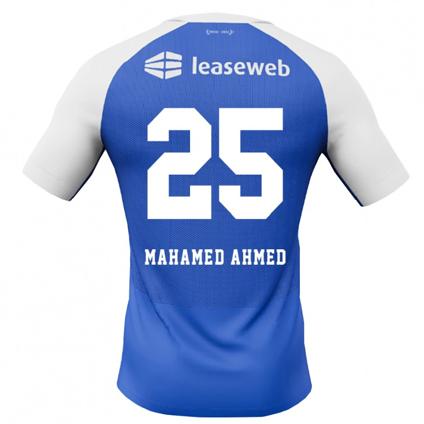 Danxen Mujer Camiseta Nuur Mahamed Ahmed #25 Azuldodger Rojo Blanco 2ª Equipación 2026/27 La Camisa México