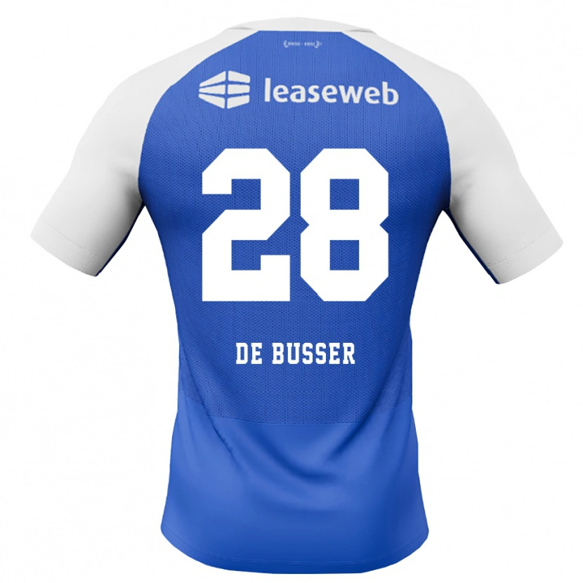 Danxen Mujer Camiseta Jari De Busser #28 Azuldodger Rojo Blanco 2ª Equipación 2026/27 La Camisa México