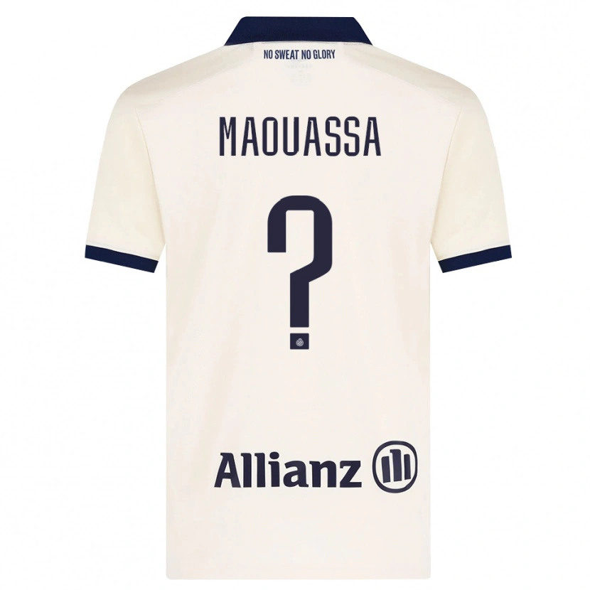 Danxen Mujer Camiseta Faitout Maouassa #0 Beige Negro 2ª Equipación 2026/27 La Camisa México