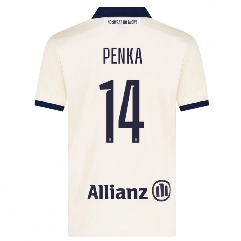 Danxen Mujer Camiseta Godfried Penka #14 Beige Negro 2ª Equipación 2026/27 La Camisa México