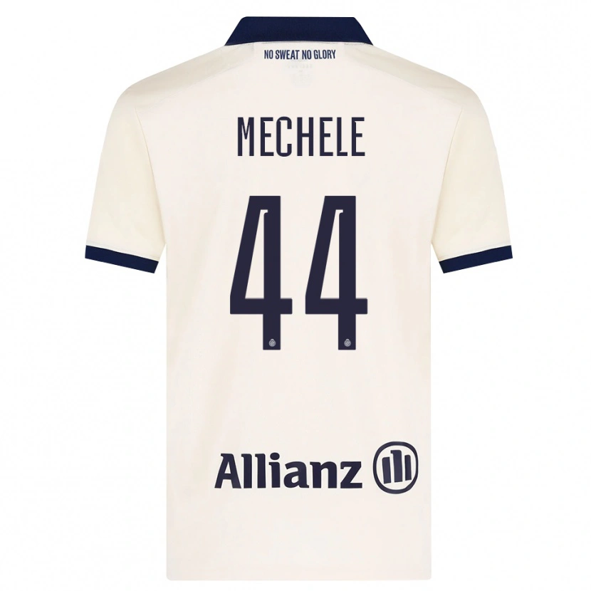 Danxen Mujer Camiseta Brandon Mechele #44 Beige Negro 2ª Equipación 2026/27 La Camisa México