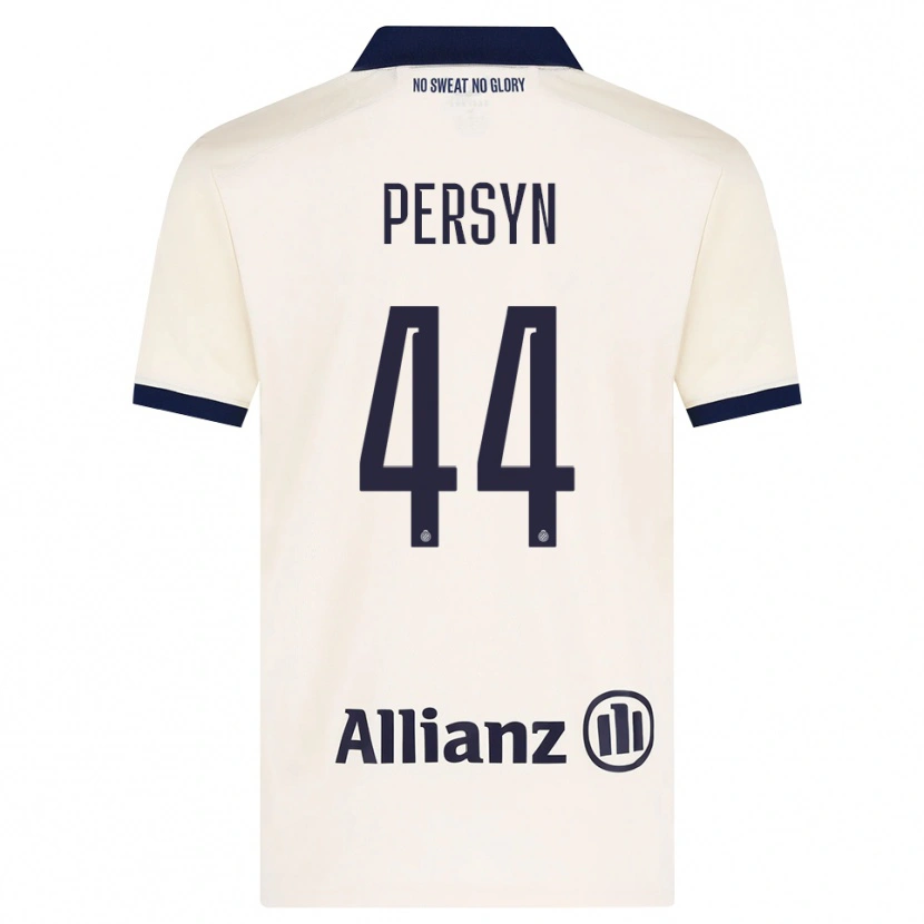 Danxen Mujer Camiseta Noor Persyn #44 Beige Negro 2ª Equipación 2026/27 La Camisa México