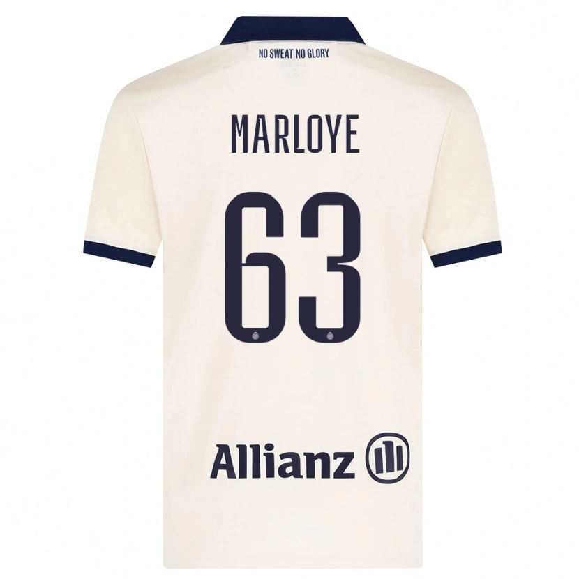 Danxen Mujer Camiseta Sacha Marloye #63 Beige Negro 2ª Equipación 2026/27 La Camisa México