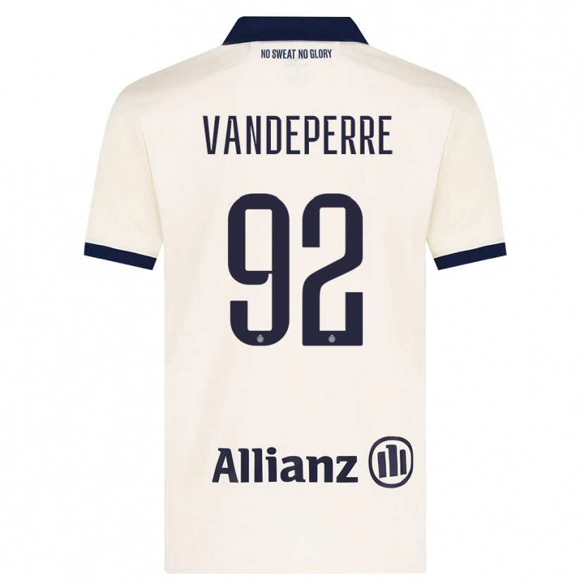 Danxen Mujer Camiseta Alexander Vandeperre #92 Beige Negro 2ª Equipación 2026/27 La Camisa México