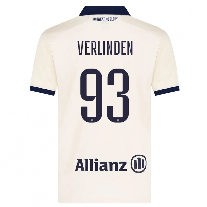 Danxen Mujer Camiseta Wout Verlinden #93 Beige Negro 2ª Equipación 2026/27 La Camisa México