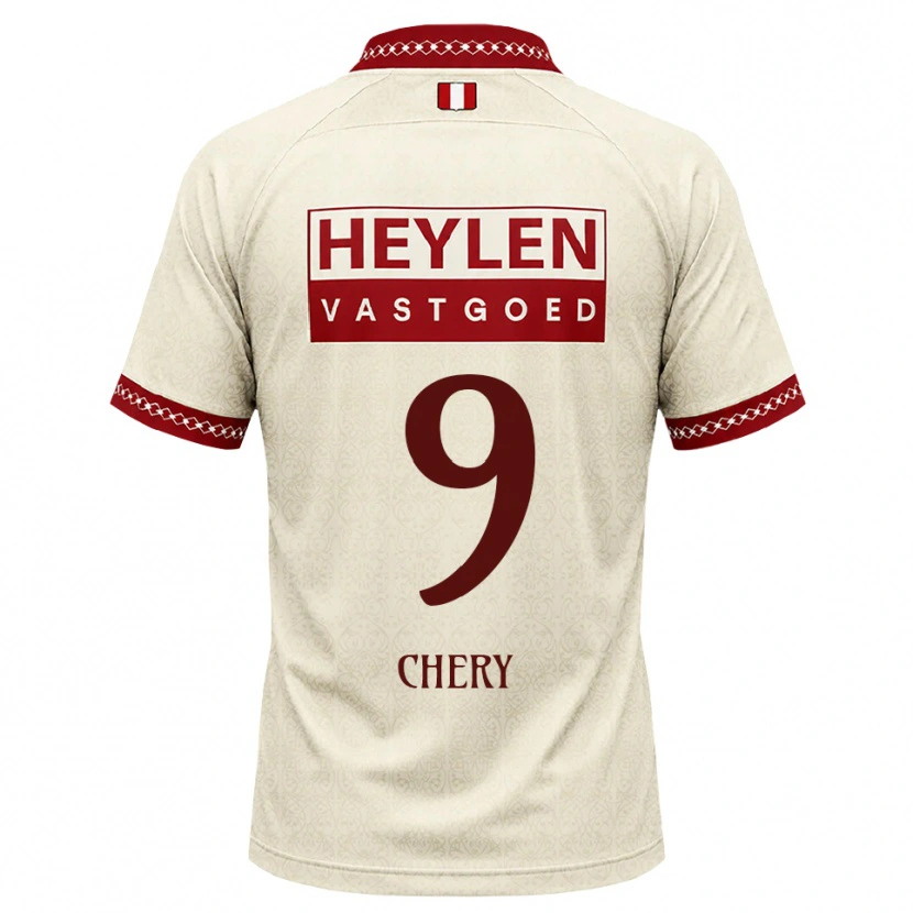 Danxen Mujer Camiseta Tjaronn Chery #9 Beige Rojo 2ª Equipación 2026/27 La Camisa México