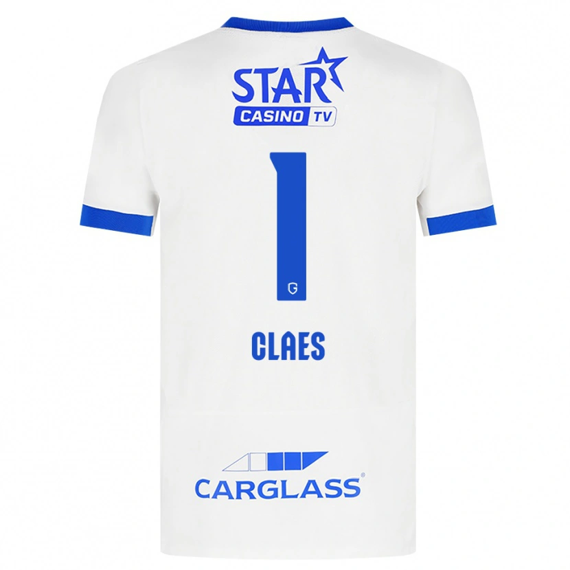 Danxen Mujer Camiseta Mirthe Claes #1 Blanco Azul 2ª Equipación 2026/27 La Camisa México
