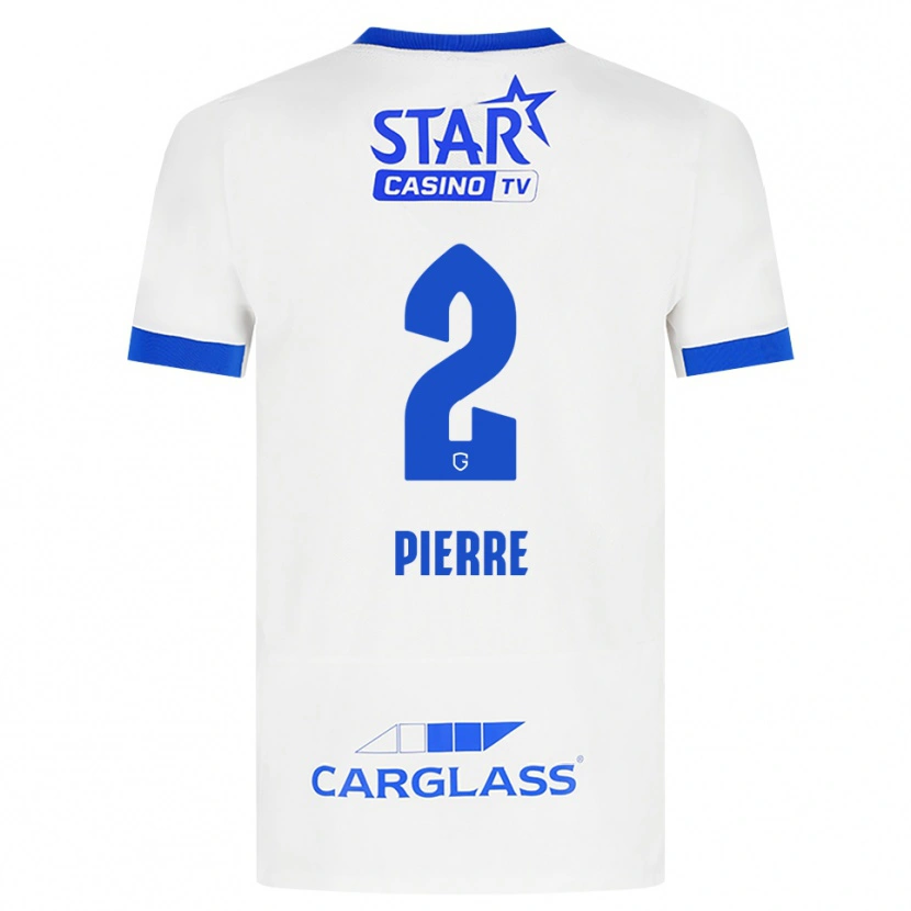 Danxen Mujer Camiseta Kayden Pierre #2 Blanco Azul 2ª Equipación 2026/27 La Camisa México