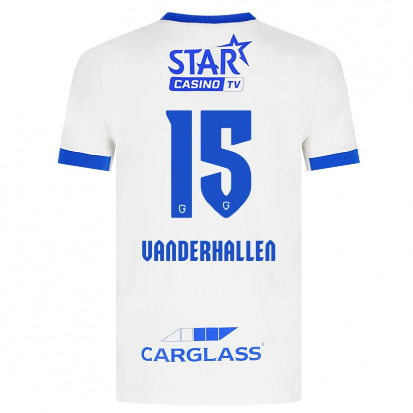 Danxen Mujer Camiseta Yari Vanderhallen #15 Blanco Azul 2ª Equipación 2026/27 La Camisa México