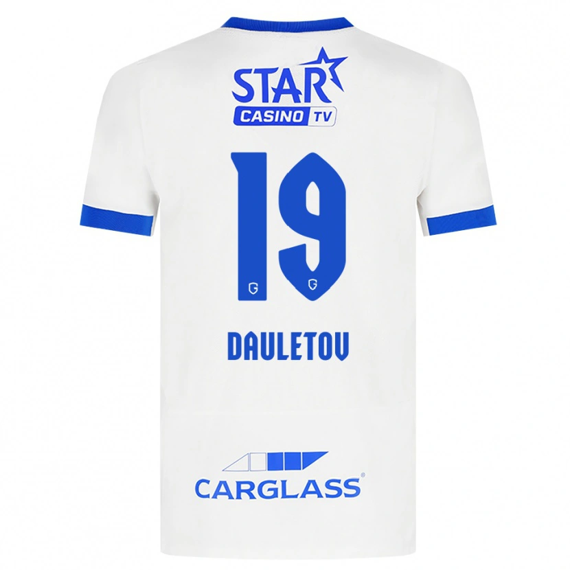 Danxen Mujer Camiseta Shakhmurat Dauletov #19 Blanco Azul 2ª Equipación 2026/27 La Camisa México