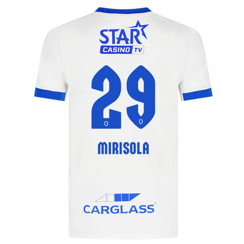 Danxen Mujer Camiseta Robin Mirisola #29 Blanco Azul 2ª Equipación 2026/27 La Camisa México