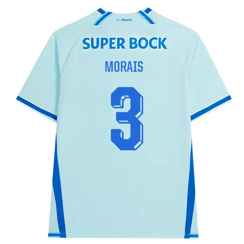 Danxen Mujer Camiseta Rodrigo Morais #3 Cianclaro Azul Equipación Tercera 2026/27 La Camisa México
