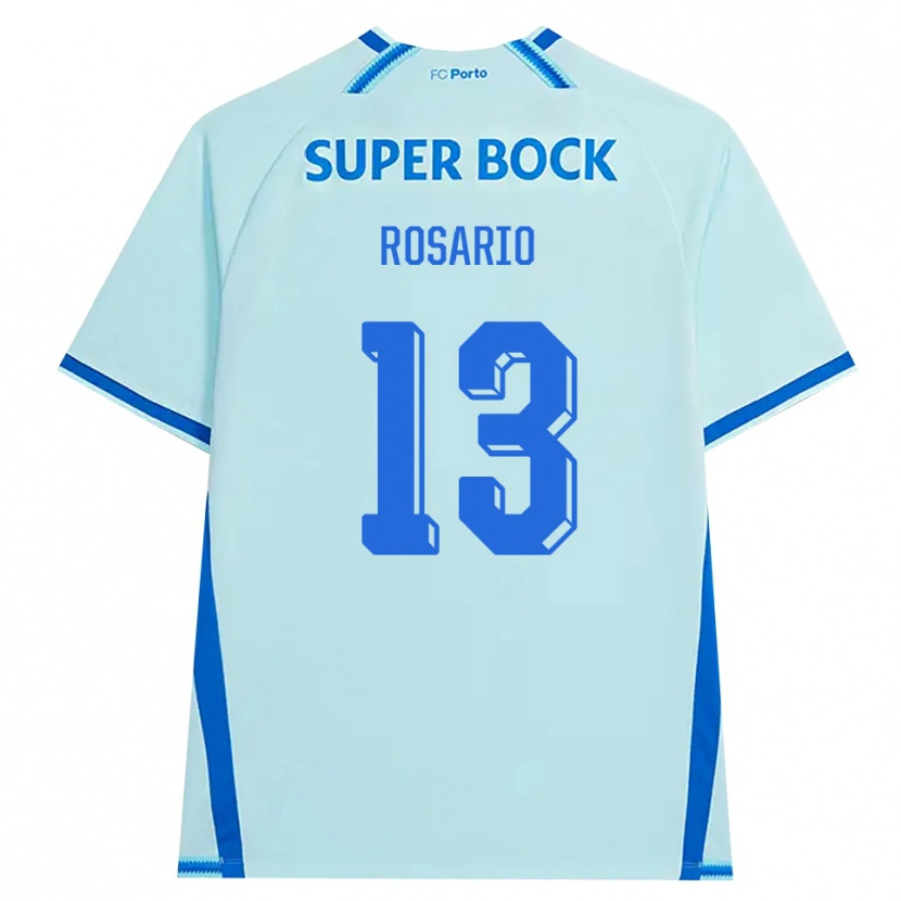 Danxen Mujer Camiseta Pablo Rosario #13 Cianclaro Azul Equipación Tercera 2026/27 La Camisa México