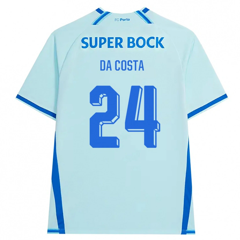 Danxen Mujer Camiseta Seif Da Costa #24 Cianclaro Azul Equipación Tercera 2026/27 La Camisa México