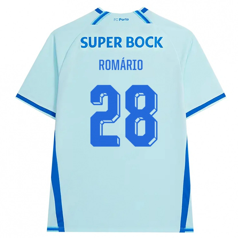 Danxen Mujer Camiseta Romario Baro #28 Cianclaro Azul Equipación Tercera 2026/27 La Camisa México