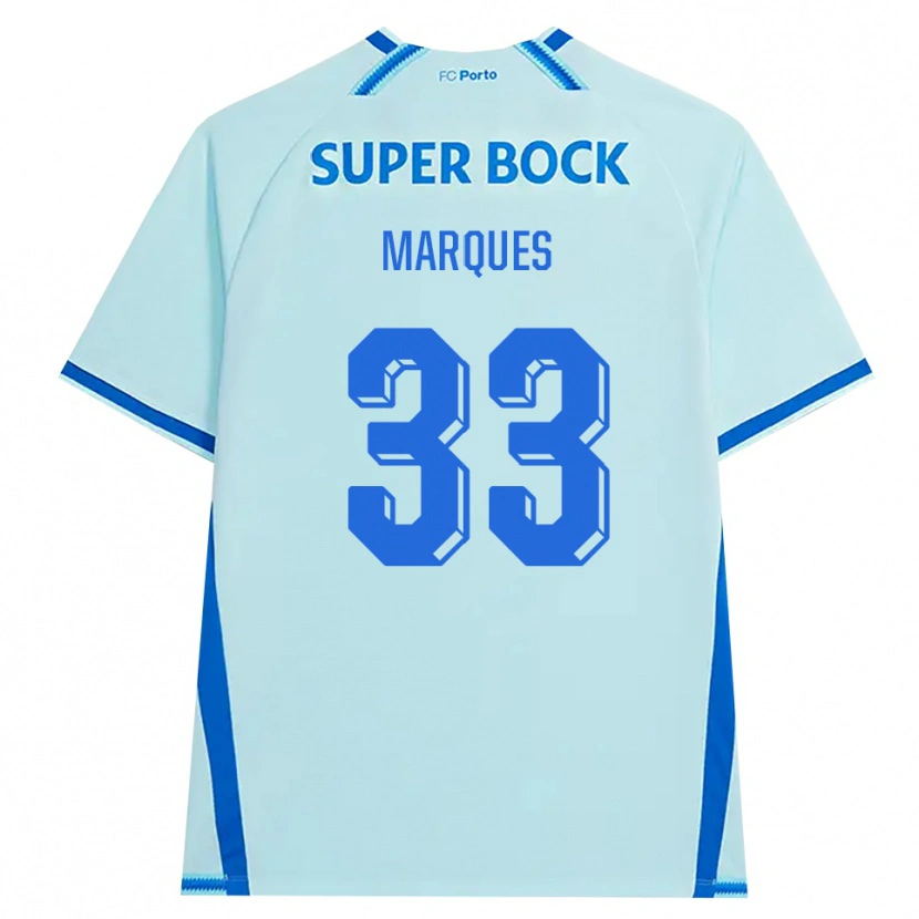 Danxen Mujer Camiseta Bárbara Marques #33 Cianclaro Azul Equipación Tercera 2026/27 La Camisa México