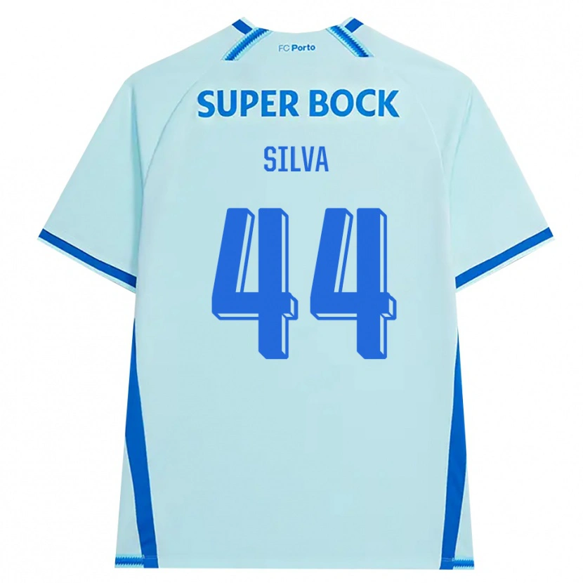 Danxen Mujer Camiseta Felipe Silva #44 Cianclaro Azul Equipación Tercera 2026/27 La Camisa México