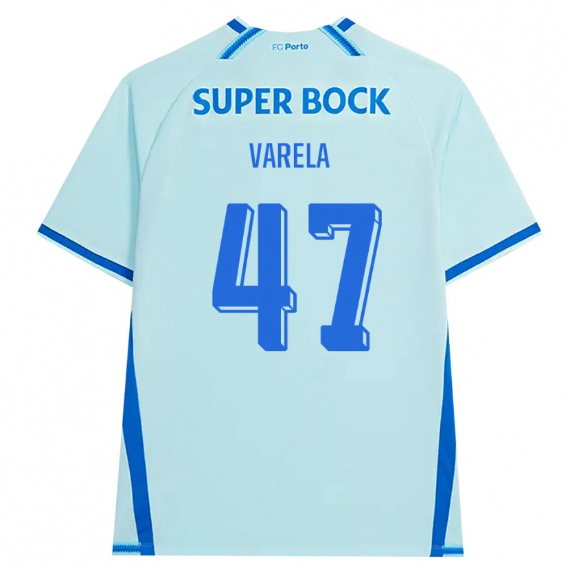 Danxen Mujer Camiseta Cardoso Varela #47 Cianclaro Azul Equipación Tercera 2026/27 La Camisa México